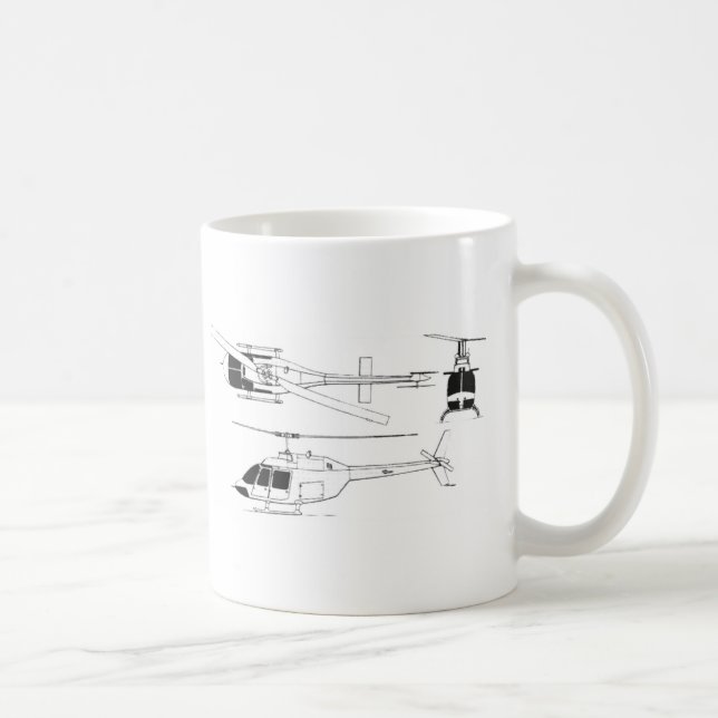Caneca De Café Guarda florestal/TH do jato de Bell (Direita)