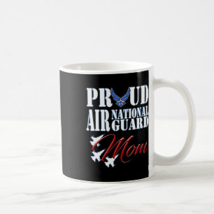 Caneca De Café Guarda Nacional de Ar Orgulhosa Mãe Camisa Força A