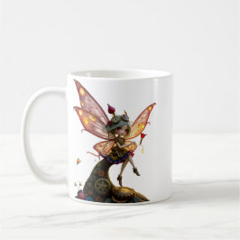 Caneca De Café Guardiã Enluarada da Luz Mecânica.