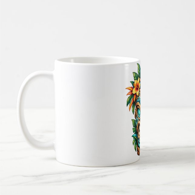 Caneca de Café Guardião da Pétala Turquesa (Esquerda)