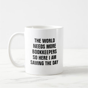 Caneca De Café Guardião Engraçado Salvando O Registro Do Dia