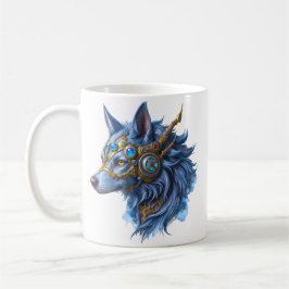 Caneca De Café Guardião Enluarado do Véu de Safira.