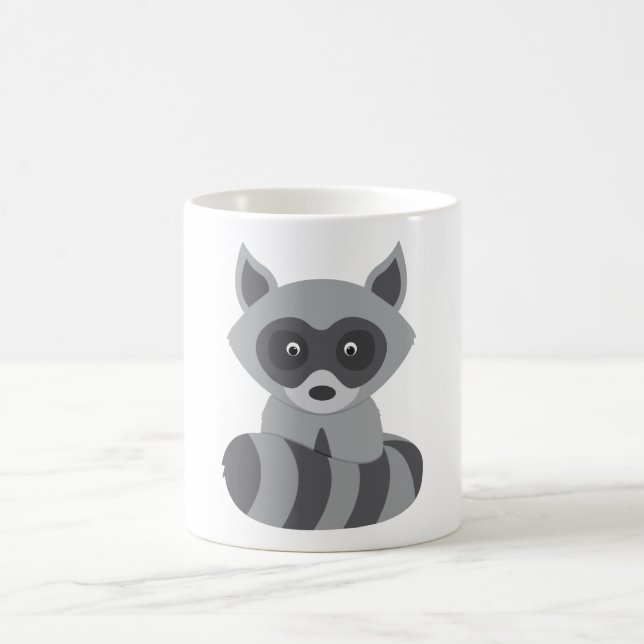 Caneca De Café Guaxinim do bebê (Centro)