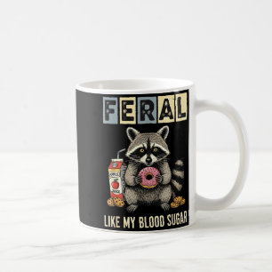 Caneca De Café Guaxinim engraçado da diabetes humor tipo um insul