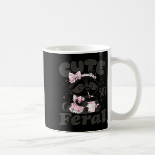 Caneca De Café Guaxinim feroz mas fofo meme engraçado de animal g