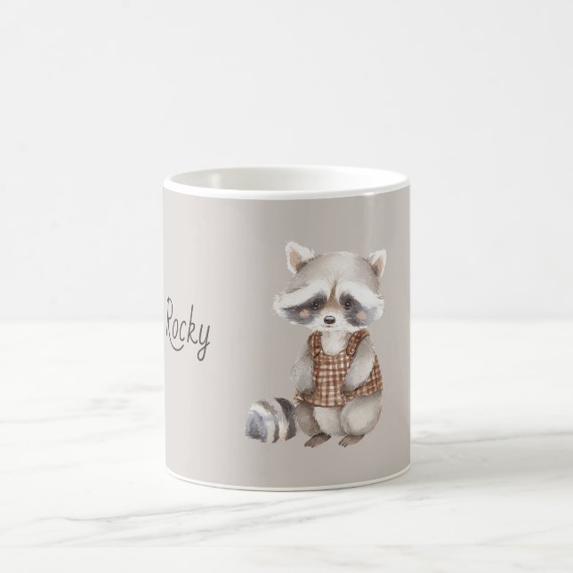 Caneca De Café Guaxinim Fofo (Centro)