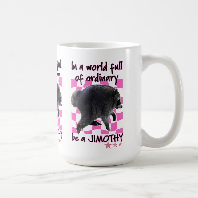 Caneca De Café Guaxinim Jimothy de Seattle (Direita)