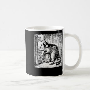 Caneca De Café Guaxinim Procurando Significado E Lanches Humor