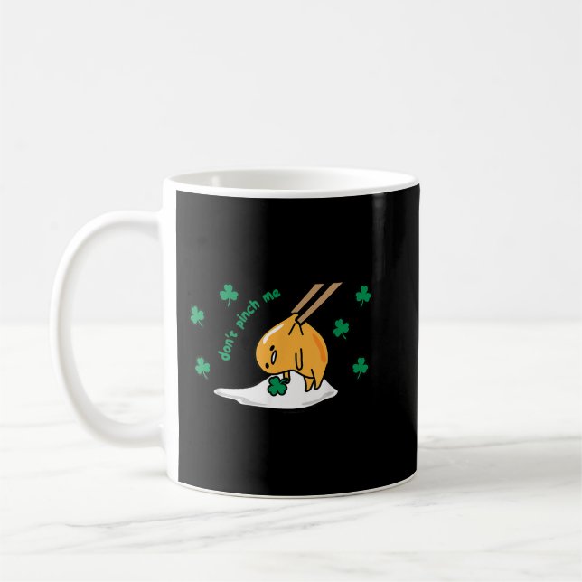 Caneca De Café Gudetama não me pega no dia de São Patrício (Esquerda)