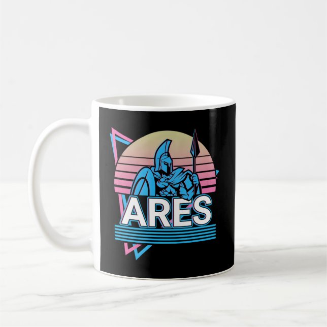 Caneca De Café Guerra de Deus grega Ares (Esquerda)