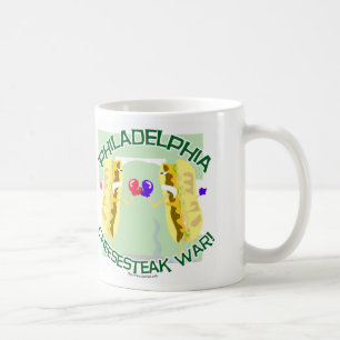 Caneca De Café Guerra de Philly Cheesteak