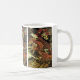Caneca De Café Guerra por Arnold Bocklin, Simbolismo Antigo Arte 
