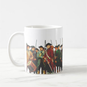 Caneca De Café Guerra Revolucionária Milícia Minutemen 1775