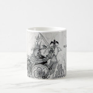 Caneca De Café GUERRAS GÁTICAS,Cavaleiros Bárbaros,Fantasia