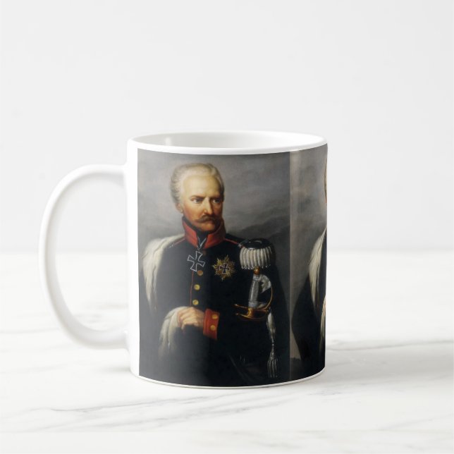 Caneca De Café Guerras Napoleônicas Marechal Von Blücher (Esquerda)