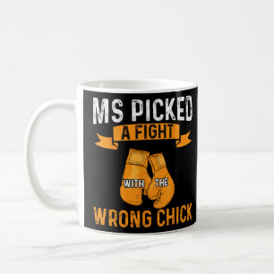 Caneca De Café Guerreira escolheu um alerta para combater esclero