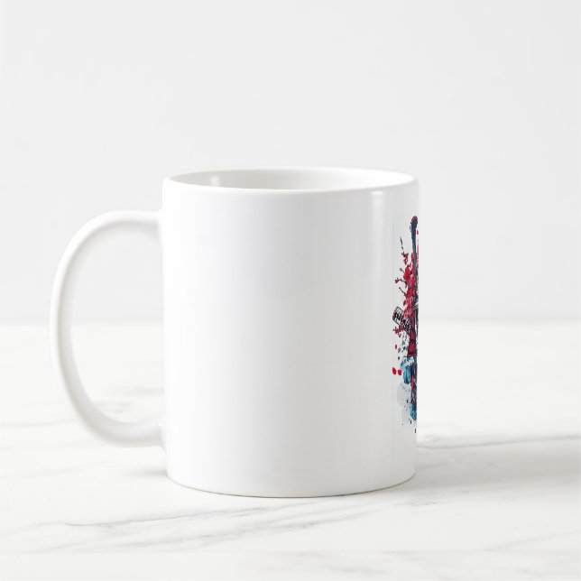 Caneca De Café Guerreiro Caveira Samurai (Esquerda)