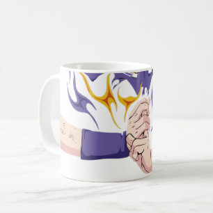 Caneca De Café Guerreiro Celestial & Espírito de Nove Caudas