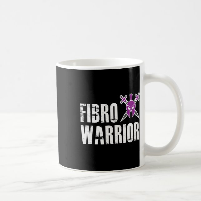 Caneca De Café Guerreiro - Combate à Consciência da Fibromialgia  (Direita)