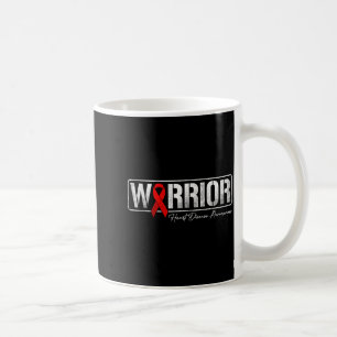 Caneca De Café Guerreiro da Doença Cardíaca Conscientização da Do