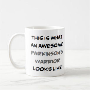 Caneca De Café guerreiro da doença de parkinson, incrível