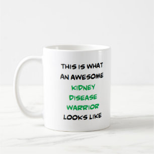 Caneca De Café guerreiro da doença renal, incrível