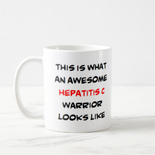 Caneca De Café guerreiro da hepatite C, incrível
