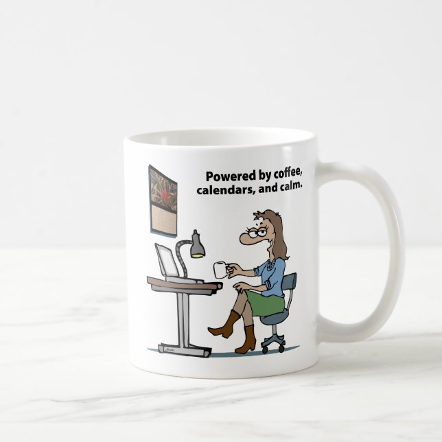 Caneca De Café Guerreiro de Cubículo (Direita)