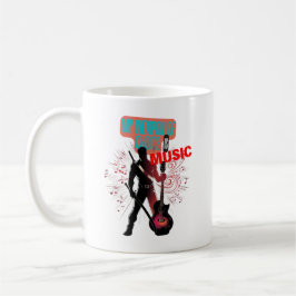 Caneca De Café Guerreiro de Música