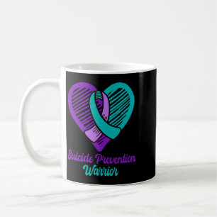 Caneca De Café Guerreiro de prevenção ao suicídio masculino roupa