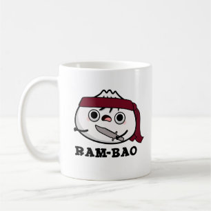 Caneca De Café Guerreiro do Soldado Ram-bao Cute, Dimsun Pun