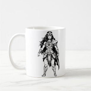 Caneca De Café Guerreiro dos Deuses - Design Epic Fantasy