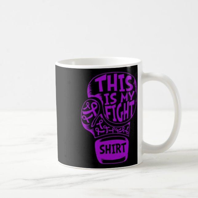 Caneca De Café Guerreiro Esta É Minha Luta  (Direita)