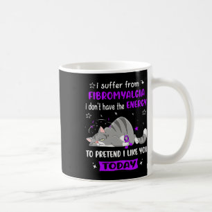 Caneca De Café Guerreiro Eu Sofro De Fibromialgia