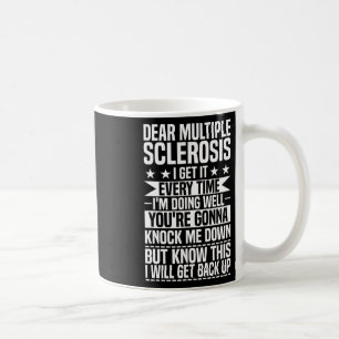Caneca De Café Guerreiro, Eu Vou Voltar À Esclerose Múltipla Em F