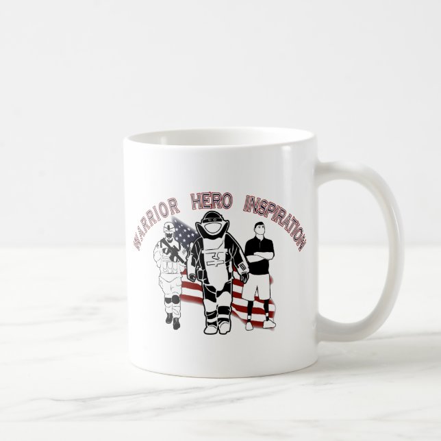 Caneca De Café Guerreiro ferido do EOD (Direita)