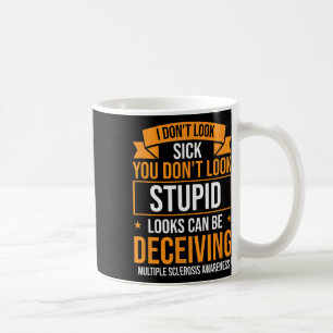 Caneca De Café Guerreiro Laranja Fita Múltipla Esclerose Sensibil