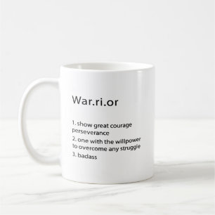 Caneca De Café Guerreiro, Presente Personalizado para Guerreiro,