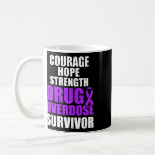Caneca De Café Guerreiro Sobrevivente à Superdose de Droga 47