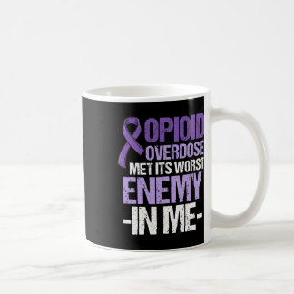 Caneca De Café Guerreiro Sobrevivente Consciente de Sobredose de
