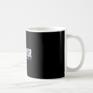 Caneca De Café Guerreiro sobrevivente lutador conscientização lup