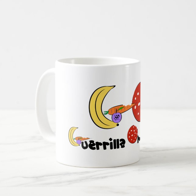 Caneca De Café Guerrilha Omnìvora (Frente Esquerda)
