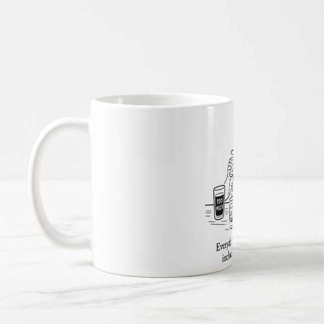 Caneca De Café Guia de Aristóteles para Moderação (Esquerda)