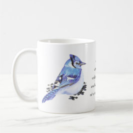 Caneca De Café Guia de Natureza Inspiradora Azul de Totem Animal