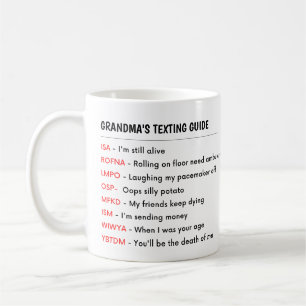 Caneca De Café GUIA DE TEXTO DO Vovô ENGRAÇADO