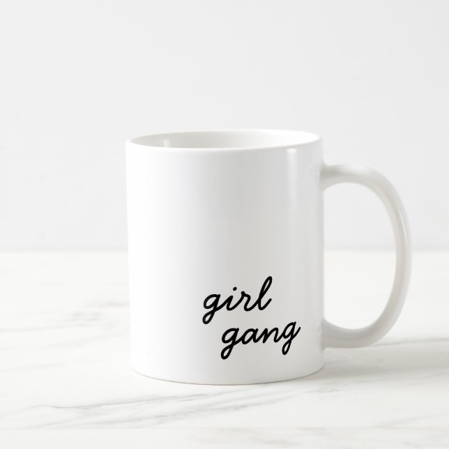 Caneca De Café guião feminina moderna e fofa de gangue (Direita)