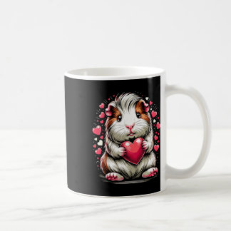 Caneca De Café Guinea Pig Holding Heart Valentine's Day Cute Vale