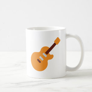 Caneca De Café Guitar - Twitter Emoji
