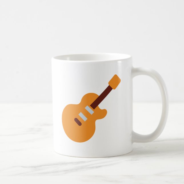Caneca De Café Guitar - Twitter Emoji (Direita)