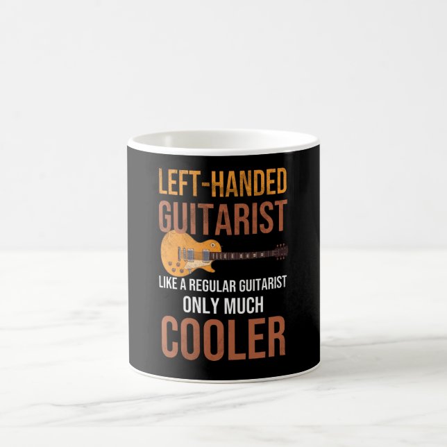 Caneca De Café Guitarista De Esquerda Como Um Guitarrista Regular (Centro)